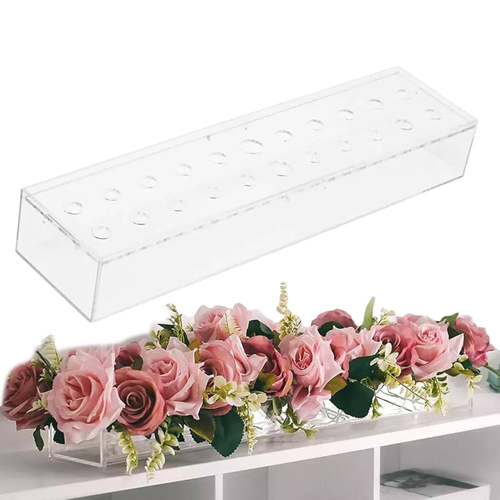 生花花器　自由花　アクリル ダイヤモンド型花瓶 ピンク 丸型花瓶ハンドメイドプリントフラワーベース-18/陶器製｜ギフト
